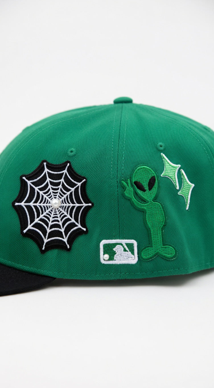 Green Pearl NY Custom Fitted Hat 1/1